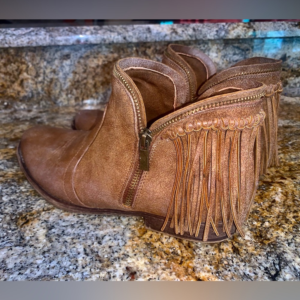 Altar’d State fringe booties